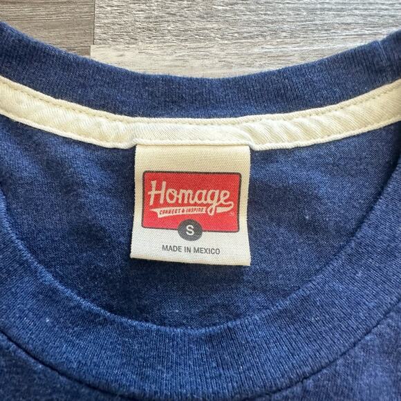 2020 NBA Jam Utah Jazz‎ Gobert Mitchell Homage Blue mens S Basketball T-Shirt - Picture 4 of 10